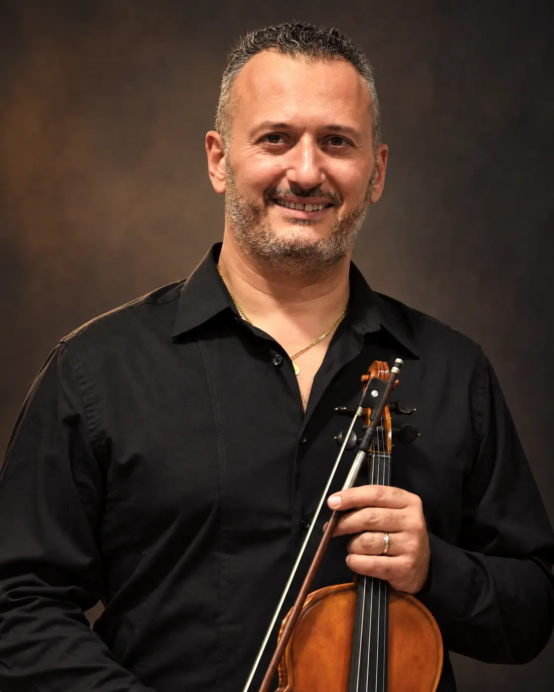 Paolo Castellani con il violino